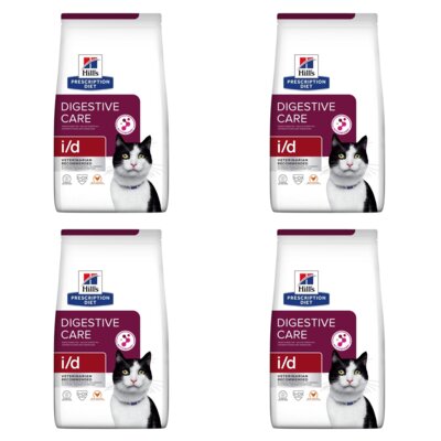 Karma dla kota HILL'S Prescription Diet I/D Digestive Care Kurczak 4 x 3 kg
