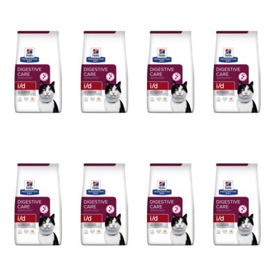 Karma dla kota HILL'S Prescription Diet I/D Digestive Care Kurczak 8 x 3 kg