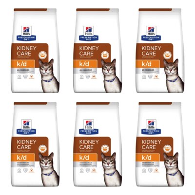 Karma dla kota HILL'S Prescription Diet K/D Kidney Care Kurczak 6 x 1.5 kg