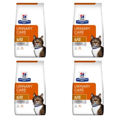 Karma dla kota HILL'S Prescription Diet S/D Urinary Care Kurczak 4 x 3 kg