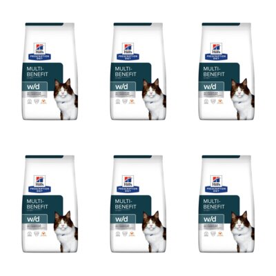 Karma dla kota HILL'S Prescription Diet Feline W/D Multi-Benefit Kurczak 6 x 1.5 kg