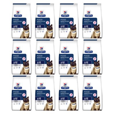 Karma dla kota HILL'S Prescription Diet Z/D Food Sensitivities Kurczak 12 x 3 kg