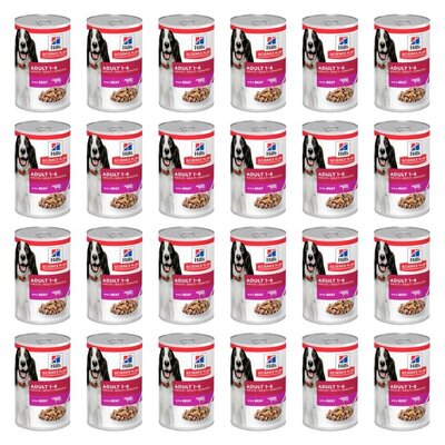 Karma dla psa HILL'S SP Canine Adult Wołowina 24 x 370 g