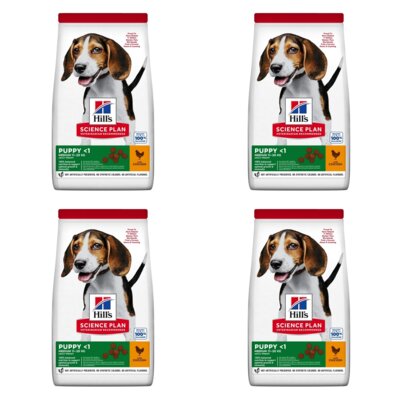 Karma dla psa HILL'S Science Plan Puppy Kurczak 4 x 14 kg