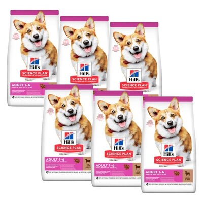 Karma dla psa HILL'S Science Plan Adult Small & Mini Jagnięcina z ryżem 6 x 1.5 kg