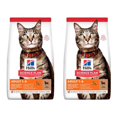 Karma dla kota HILL'S Science Plan Adult Jagnięcina 2 x 300 g