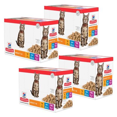 Karma dla kota HILL'S Science Plan Feline Adult Multipack Classic 48 x 85 g