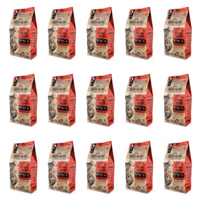 Karma dla psa WIEJSKA ZAGRODA Wołowina z indykiem S 15 x 2 kg