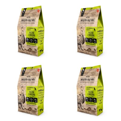 Karma dla psa WIEJSKA ZAGRODA Kaczka z gruszką L 4 x 9 kg