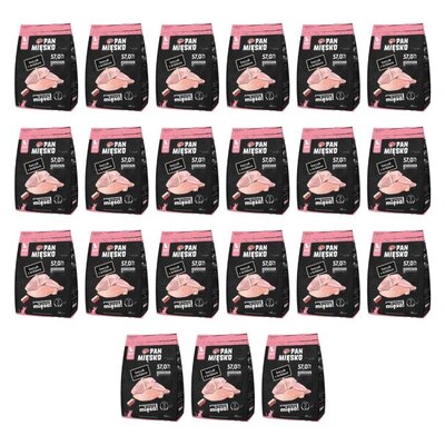 Karma dla kota PAN MIĘSKO Kurczak z królikiem 21 x 400 g