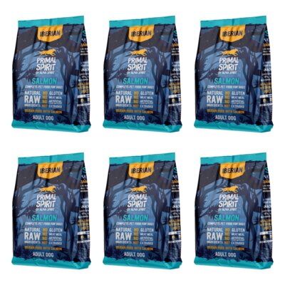 Karma dla psa półwilgotna PRIMAL SPIRIT Iberian Salmon 6 x 1 kg