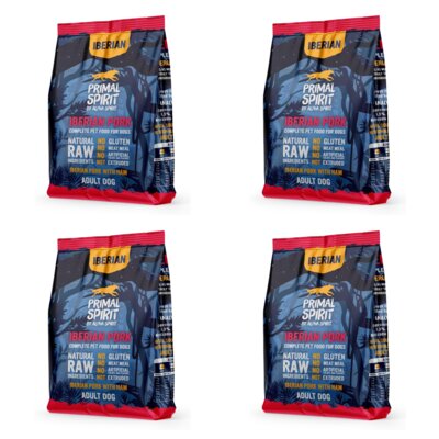 Karma dla psa półwilgotna PRIMAL SPIRIT Iberian Pork 4 x 1 kg