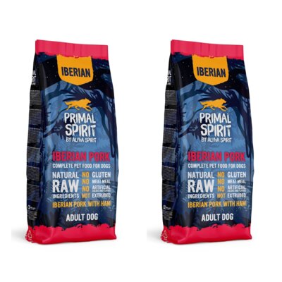 Karma dla psa półwilgotna PRIMAL SPIRIT Iberian Pork 2 x 12 kg