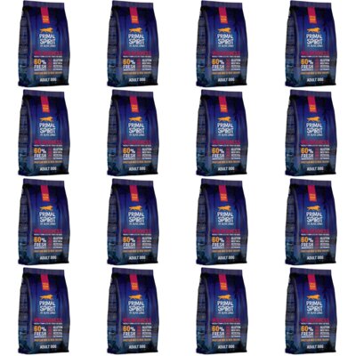 Karma dla psa półwilgotna PRIMAL SPIRIT Wilderness Kurczak z wieprzowiną i rybą 16 x 1 kg