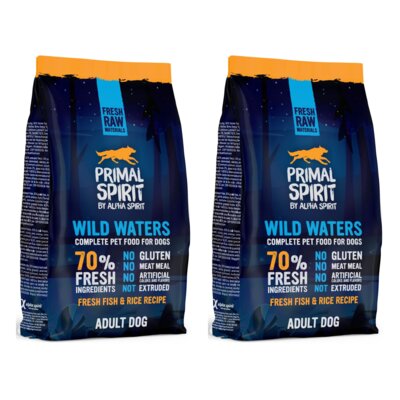 Karma dla psa półwilgotna PRIMAL SPIRIT Wild Waters Świeża ryba 2 x 1 kg