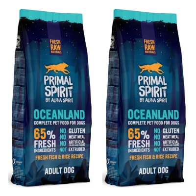 Karma dla psa półwilgotna PRIMAL SPIRIT Oceanland 2 x 12 kg