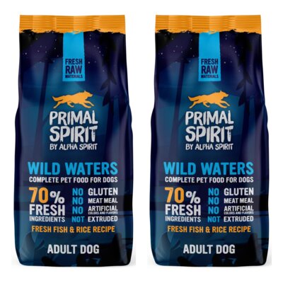 Karma dla psa półwilgotna PRIMAL SPIRIT Wild Waters Świeża ryba 2 x 12 kg