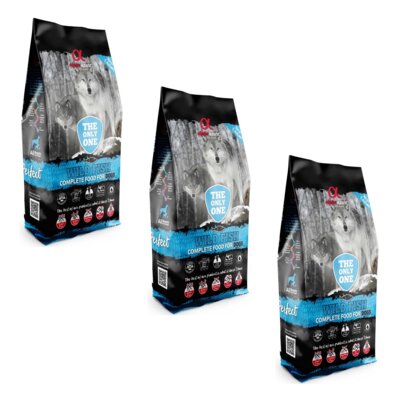 Karma dla psa półwilgotna ALPHA SPIRIT Wild Fish Biała Ryba 3 x 12 kg