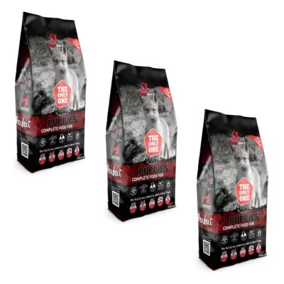 Karma dla psa półwilgotna ALPHA SPIRIT Puppies Indyk z rybą 3 x 12 kg