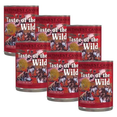 Karma dla psa TASTE OF THE WILD Wołowina z dzikiem 6 x 390 g