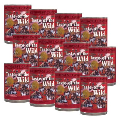 Karma dla psa TASTE OF THE WILD Southwest Canyon Wołowina 12 x 390 g