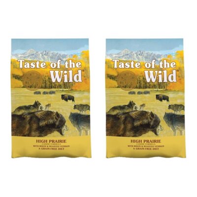 Karma dla psa TASTE OF THE WILD High Prairie Bizon i dziczyzna 2 x 5.6 kg