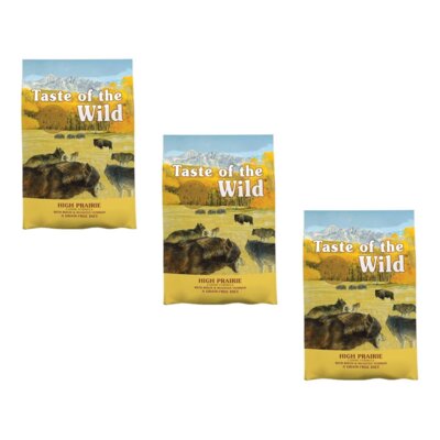 Karma dla psa TASTE OF THE WILD High Prairie Bizon i dziczyzna 3 x 5.6 kg