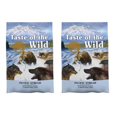 Karma dla psa TASTE OF THE WILD Pacific Stream Łosoś 2 x 5.6 kg