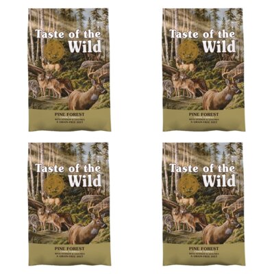 Karma dlapsa TASTE OF THE WILD Pine Forest Dziczyzna z jagnięciną 4 x 12.2 kg