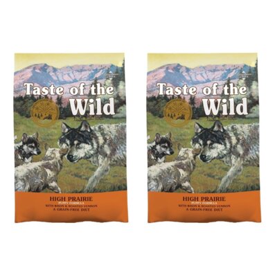 Karma dla psa TASTE OF THE WILD High Prairie Puppy Bizon i dziczyzna 2 x 12.2 kg