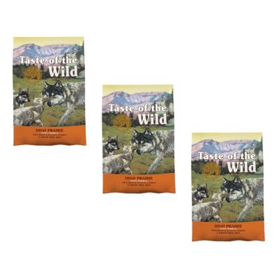 Karma dla psa TASTE OF THE WILD High Prairie Puppy Bizon i dziczyzna 3 x 12.2 kg