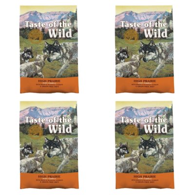 Karma dla psa TASTE OF THE WILD High Prairie Puppy Bizon i dziczyzna 4 x 12.2 kg