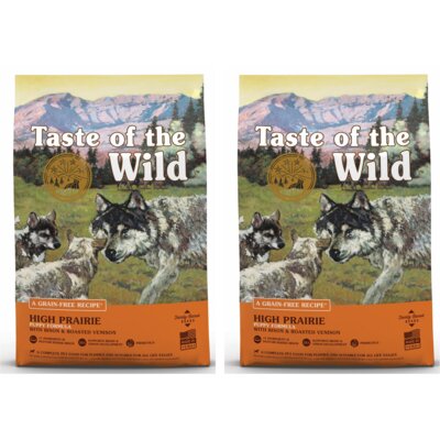 Karma dla psa TASTE OF THE WILD High Prairie Puppy Bizon i dziczyzna 2 x 5.6 kg