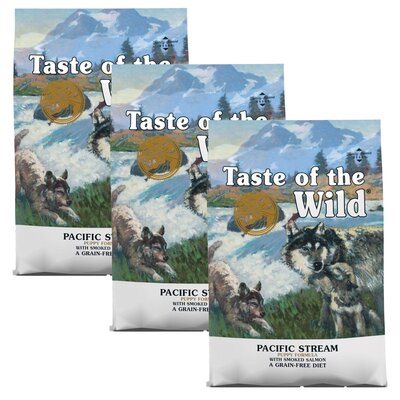 Karma dla psa TASTE OF THE WILD Pacific Stream Puppy Łosoś 3 x 2 kg