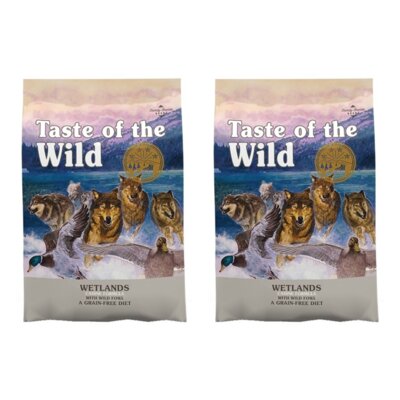 Karma dla psa TASTE OF THE WILD Wetlands Kaczka 2 x 12.2 kg