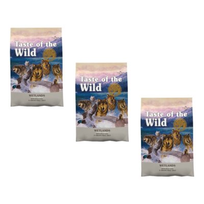 Karma dla psa TASTE OF THE WILD Wetlands Kaczka 3 x 12.2 kg