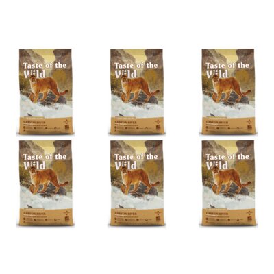 Karma dla kota TASTE OF THE WILD Canyon River Łosoś i pstrąg 6 x 2 kg