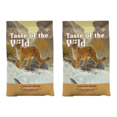 Karma dla kota TASTE OF THE WILD Canyon River Pstrąg i łosoś 2 x 6.6 kg