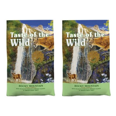 Karma dla kota TASTE OF THE WILD Rocky Mountain Jeleń i wędzony łosoś 2 x 6.6 kg