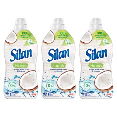 Płyn do płukania SILAN Naturals Coconut Water Scent & Minerals 3 x 1012 ml