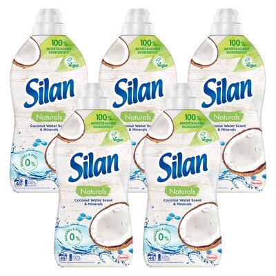 Płyn do płukania SILAN Naturals Coconut Water Scent & Minerals 5 x 1012 ml