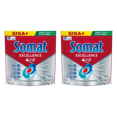 Kapsułki do zmywarki SOMAT Excellence 4w1 - 150 szt.