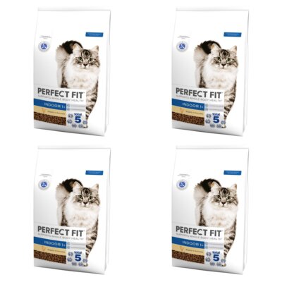 Karma dla kota PERFECT FIT Indoor Kurczak 4 x 7 kg