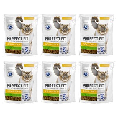Karma dla kota PERFECT FIT Sensitive Indyk 6 x 750 g