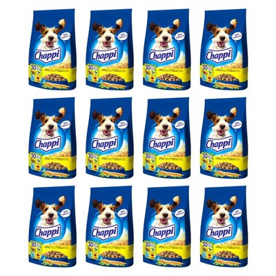 Karma dla psa CHAPPI Drób z warzywami 12 x 500 g