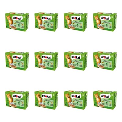 Karma dla kota KITEKAT Delikatne Smaki (144 x 85 g)