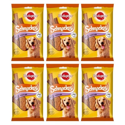 Przysmak dla psa PEDIGREE Schmackos Multi Mix 6 x 86 g