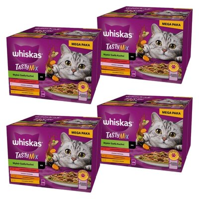 Karma dla kota WHISKAS Wybór Szefa Kuchni Mix Smaków (96 x 85 g)