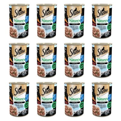 Karma dla kota SHEBA Nature's Collection Biała ryba z wątróbką 12 x 400 g