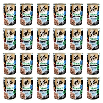 Karma dla kota SHEBA Nature's Collection Biała ryba z wątróbką 24 x 400 g
